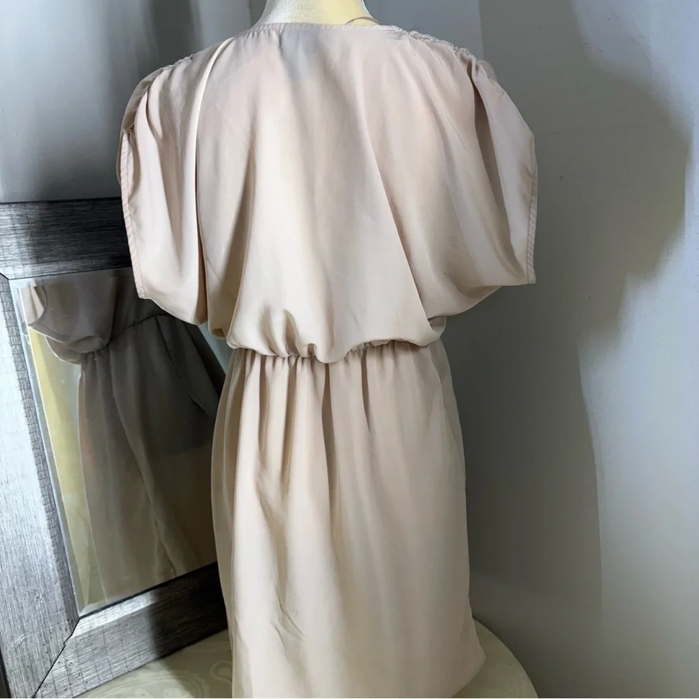 H&M Cream Dolman Sleeve V-Neck Sundress